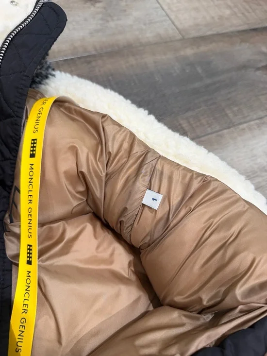 Moncler Palm Angels Baden printed fleece down puffer jacket - Picture 10 of 12